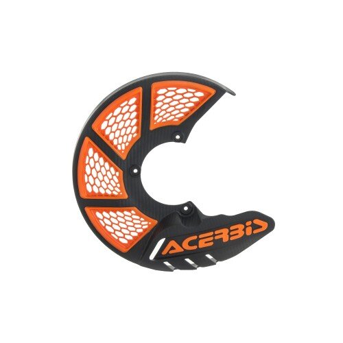 ACERBIS X-Brake Vented 2.0 Front Disc Protector - Colour: BLACK/ORANGE