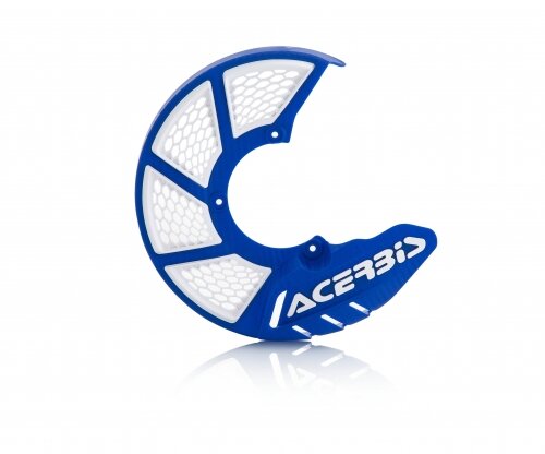 ACERBIS X-Brake Vented 2.0 Front Disc Protector fits for KTM 85/Husqvarna 85 - Colour: BLUE/WHITE