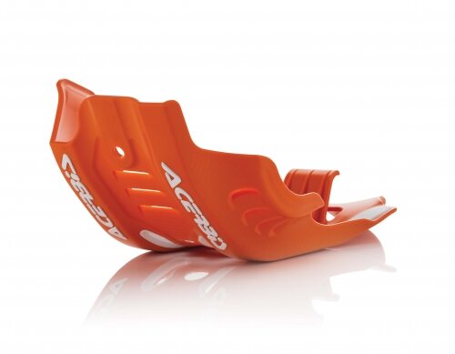ACERBIS Motorschutzplatte passend für KTM SX-F 450 2016-2018 - Farben: ORANGE/WEISS