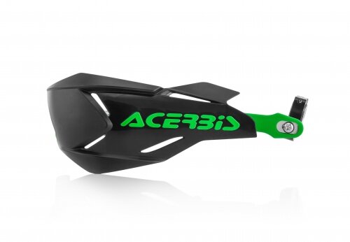 ACERBIS Handguards X-Factory Black/Green - Colour: BLACK/GREEN