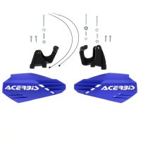 ACERBIS Handguards Linear fits for Yamaha YZ 250F/450F 2009-2025 - Colour: BLUE/BLACK