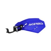 ACERBIS Handguards Linear fits for Yamaha YZ 250F/450F 2009-2025 - Colour: BLUE/BLACK