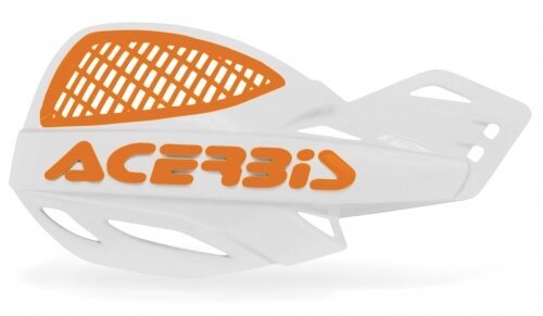 ACERBIS Handprotektor MX-Uniko Vented Orange/Weiß - Farben: WEISS/ORANGE