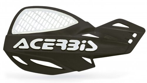 ACERBIS Handguards MX Uniko Vented Black - Colour: BLACK/WHITE