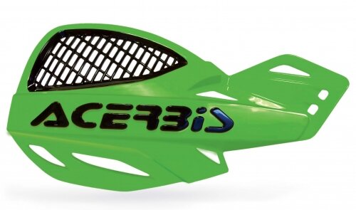 ACERBIS Handguards MX Uniko Vented Green - Colour: GREEN/BLACK
