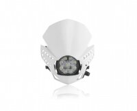 ACERBIS Lampenmaske Fulmine LED Universal - Farben: WEISS