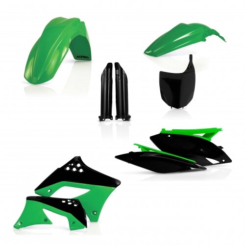 ACERBIS fits for Kawasaki Plastic Full Kit KX 250F 2009-2012 - Colour: REPLICA 10