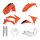ACERBIS passend für KTM Plastik Full Kit EXC/EXC-F 2012-2013 - Farben: REPLICA