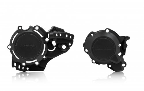 ACERBIS fits for KTM Clutch- Ignition Cover Protection Kit XC-W 250/300 TPI 2020-2023 - Colour: BLACK