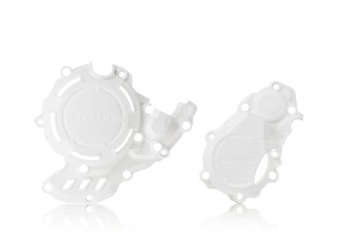 ACERBIS fits for KTM Clutch- Ignition Cover Protection Kit XC-F 250/350 2020-2022 - Colour: WHITE