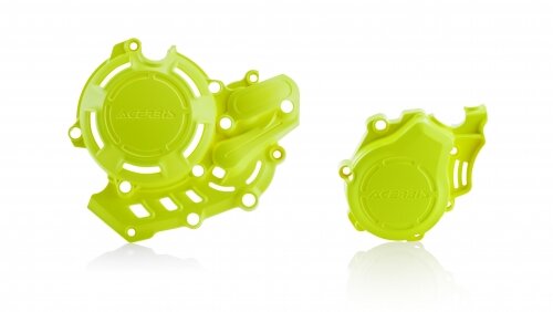 ACERBIS passend für Husqvarna Kupplungs-Zündungsdeckelschutz Set FE 450S 2022-2023 - Farben: FLUO GELB