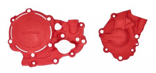 ACERBIS fits for Honda Clutch- Ignition Cover Protection Kit CRF 250R 2022-2026 - Colour: RED