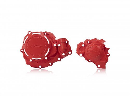 ACERBIS Hona Clutch- Ignition Cover Protection Kit CRF 450RX 2019-2020 - Colour: RED
