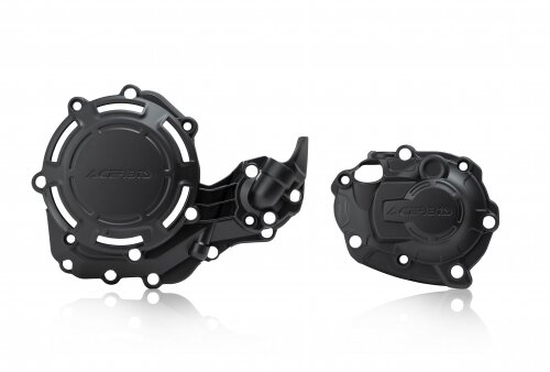ACERBIS fits for Yamaha Clutch- Ignition Cover Protection Kit YZ 450F 2018-2022 - Colour: BLACK