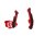 ACERBIS fits for GAS GAS X-Grip Frame Protector MC-E 5 2021-2024 - Colour: RED/BLACK