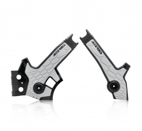 ACERBIS fits for Suzuki X-Grip Frame Protector DR 650 1996-2021 - Colour: BLACK/SILVER