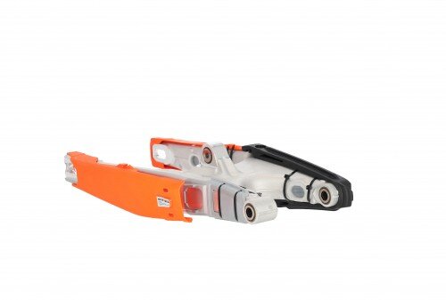 ACERBIS Teketmagnet Schwingenschutz passend für KTM EXC-F 250/350/450/500 2012-2023 - Farben: SILBER/ORANGE