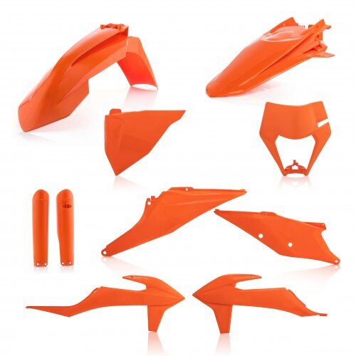 ACERBIS fits for KTM Plastic Full Kit EXC-F 250/350/450/500 2020-2023 - Colour: ORANGE 16