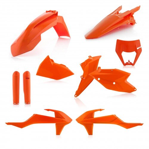 ACERBIS passend für KTM Plastik Full Kit XC-W 125 2017-2019 - Farben: ORANGE 16