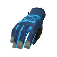 ACERBIS MX-WP Homologierter Motocross/Enduro Handschuhe Hellblau/Blau