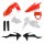 ACERBIS fits for KTM Plastic Full Kit XC-W 125 2017-2019 - Colour: REPLICA 18