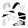 ACERBIS passend für Yamaha Plastik Full Kit YZ 450F 2010-2013 - Farben: REPLICA WHITE 11