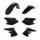 ACERBIS fits for Kawasaki Plastic Kit KX 250F 2004-2005 - Colour: BLACK