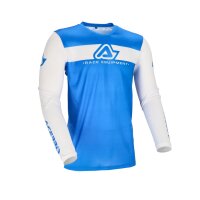 ACERBIS Motocross Jersey MX J-Track INC. 2.0 Weiß/Blau