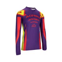 ACERBIS Motocross Jersey MX J-Track ASCAR Purple/Rot