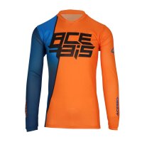 ACERBIS Motocross Jersey MX J-Track Seven Orange/Blau