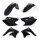 ACERBIS fits for Kawasaki Plastic Kit KX 450F 2006-2008 - Colour: BLACK