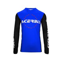 ACERBIS Motocross Jersey MX J-Track INC. Blau/Schwarz
