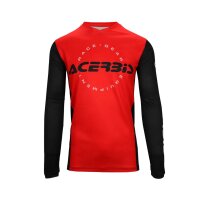 ACERBIS Motocross Jersey MX J-Track INC. Rot/Schwarz