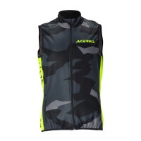 ACERBIS Softshell X-Wind Weste - Schwarz/Gelb