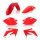 ACERBIS fits for Honda Plastic Kit CRF 250 R 2006-2009 - Colour: RED