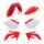 ACERBIS fits for Honda Plastic Kit CRF 250 R 2006-2009 - Colour: REPLICA 06