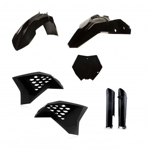 ACERBIS fits for KTM Plastic Full Kit SX-F 2007-2010 - Colour: BLACK