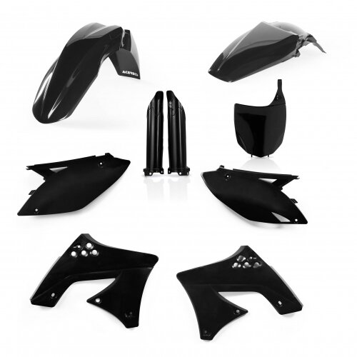 ACERBIS passend für Kawasaki Plastik Full Kit KX 250F 2009-2012 - Farben: SCHWARZ
