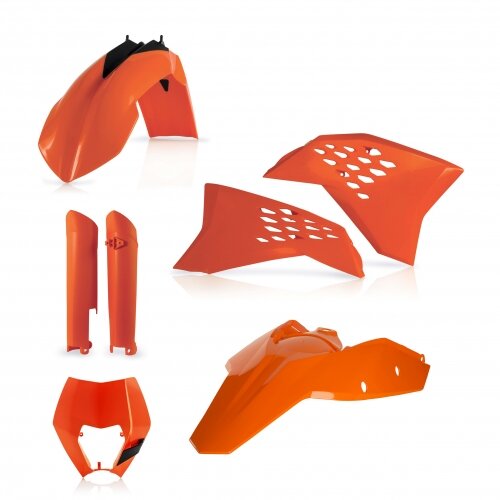 ACERBIS fits for KTM Plastic Full Kit EXC/EXC-F 2008-2011 - Colour: ORANGE