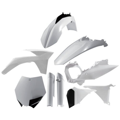 ACERBIS fits for KTM Plastic Full Kit SX 125/150/250 2011 - Colour: WHITE