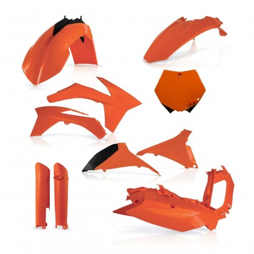 ACERBIS passend für KTM Plastik Full Kit SX 125/150/250 2012 - Farben: ORANGE