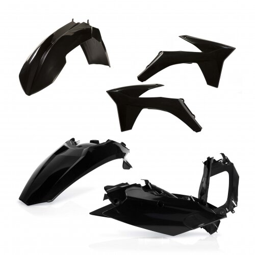 ACERBIS passend für KTM Plastik Kit EXC/EXC-F 2012-2013 - Farben: SCHWARZ