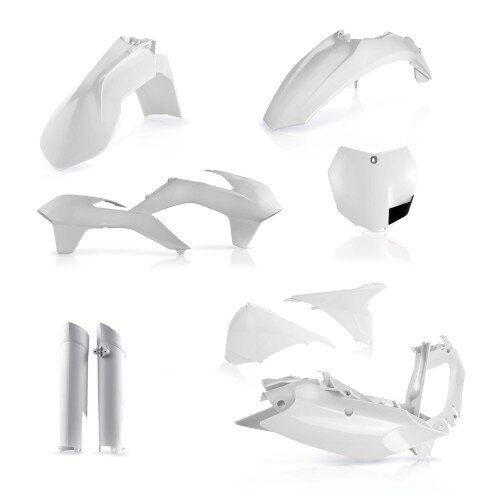 ACERBIS fits for KTM Plastic Full Kit SX/SX-F 2013-2014 - Colour: WHITE