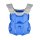 ACERBIS Brustpanzer Linear - Farben: GRAU/PATRIOT BLAU