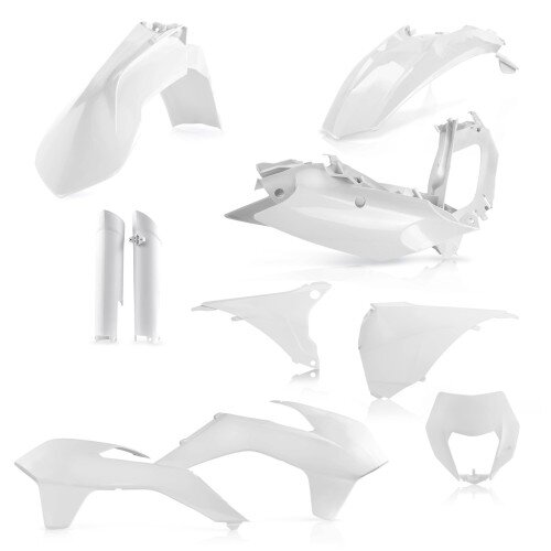 ACERBIS fits for KTM Plastic Full Kit EXC/EXC-F 2014-2015 - Colour: WHITE