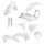 ACERBIS fits for KTM Plastic Full Kit EXC/EXC-F 2014-2015 - Colour: WHITE