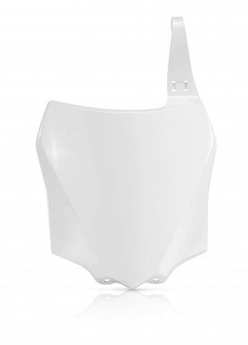 ACERBIS fits for Kawasaki MX Front Number Plate KX 85 2014-2022 - Colour: WHITE