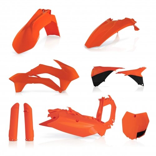 ACERBIS fits for KTM Plastic Full Kit SX 250 2015-2016 - Colour: ORANGE