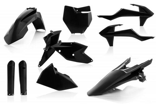 ACERBIS fits for KTM Plastic Full Kit SX 250 2017-2018 - Colour: BLACK