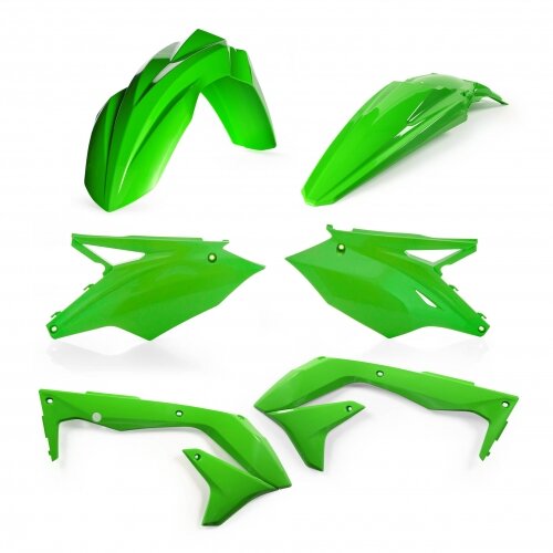 ACERBIS passend für Kawasaki Plastik Kit KX 450F 2016-2017 USA - Farben: GRÜN